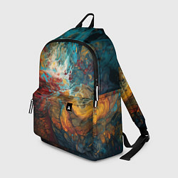 Рюкзак Яркий флюид арт, цвет: 3D-принт