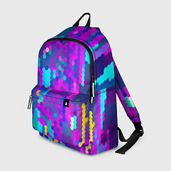Рюкзак Шестиугольники неонового цвета, цвет: 3D-принт