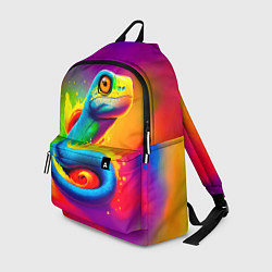Рюкзак Змейка в красках, цвет: 3D-принт