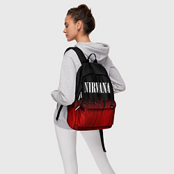 Рюкзак Nirvana red plasma, цвет: 3D-принт — фото 2