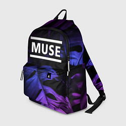 Рюкзак Muse neon monstera, цвет: 3D-принт