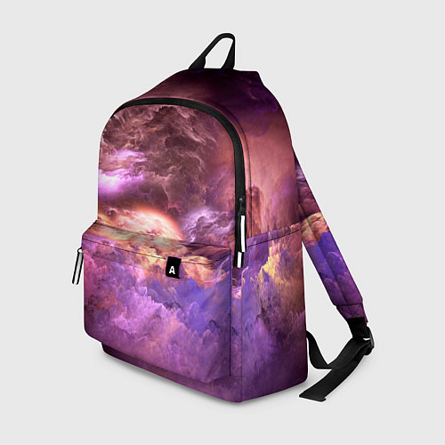 Рюкзак Фиолетовое облако / 3D-принт – фото 1