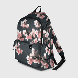 Рюкзак Цветущее дерево на темном фоне, цвет: 3D-принт