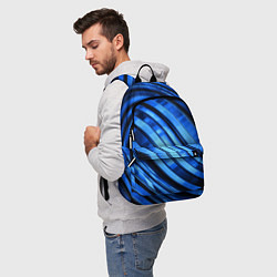 Рюкзак Темно-синий металлик, цвет: 3D-принт — фото 2