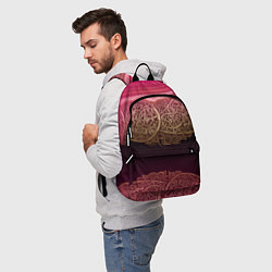 Рюкзак Пылающий орнамент, цвет: 3D-принт — фото 2