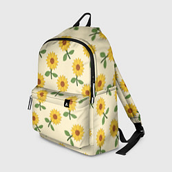 Рюкзак Подсолнух с листьями