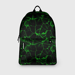 Рюкзак Разломы зеленого пламени, цвет: 3D-принт — фото 2