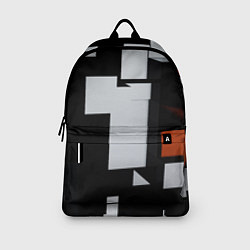 Рюкзак Прямоугольники и темнота, цвет: 3D-принт — фото 2