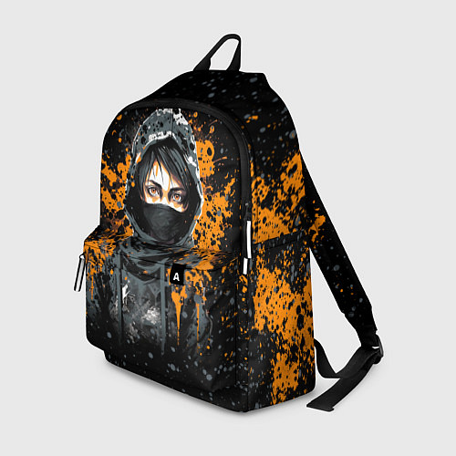 Рюкзак Девушка в капюшоне - anime style / 3D-принт – фото 1