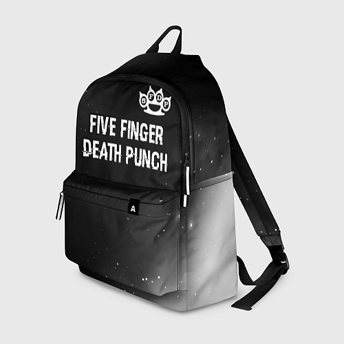Рюкзак Five Finger Death Punch glitch на темном фоне: сим / 3D-принт – фото 1