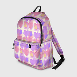 Рюкзак Нежные сердечки, цвет: 3D-принт