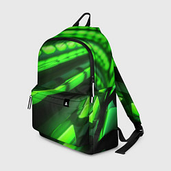 Рюкзак Green neon abstract