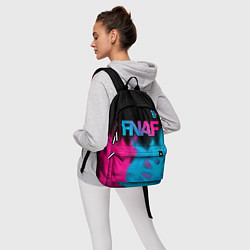 Рюкзак FNAF - neon gradient: символ сверху, цвет: 3D-принт — фото 2
