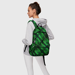 Рюкзак Яркие зеленые точки, цвет: 3D-принт — фото 2
