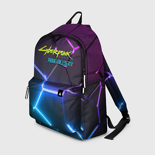 Рюкзак Cyberpunk 2077 phantom liberty neon / 3D-принт – фото 1