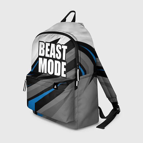 Рюкзак Beast mode - blue sport / 3D-принт – фото 1