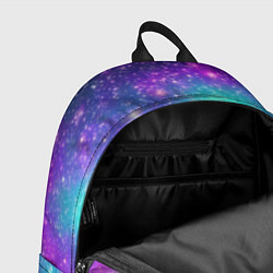 Рюкзак Яркий розово-голубой космос, цвет: 3D-принт — фото 2