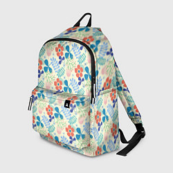Рюкзак Цветочки листочки, цвет: 3D-принт