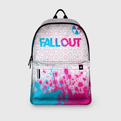 Рюкзак Fallout neon gradient style: символ сверху, цвет: 3D-принт — фото 2