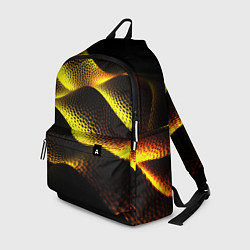 Рюкзак Золотистые линии, цвет: 3D-принт