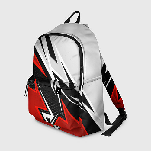 Рюкзак Бело-красная униформа для зала / 3D-принт – фото 1