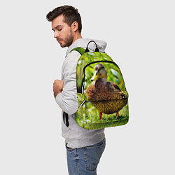 Рюкзак Утка Кряква, цвет: 3D-принт — фото 2