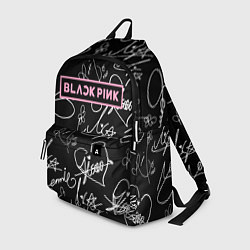 Рюкзак Blackpink - автографы, цвет: 3D-принт