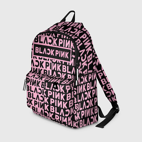Рюкзак Blackpink - pink text / 3D-принт – фото 1