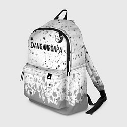 Рюкзак Danganronpa glitch на светлом фоне: символ сверху, цвет: 3D-принт
