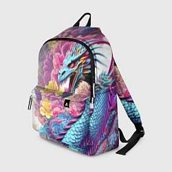 Рюкзак Свирепый дракон - татуировка - ирезуми - Япония, цвет: 3D-принт