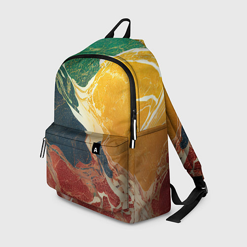 Рюкзак Мраморная радуга / 3D-принт – фото 1