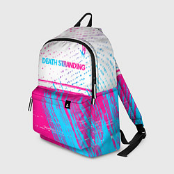 Рюкзак Death Stranding neon gradient style: символ сверху