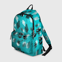 Рюкзак Летний узор с пальмами, цвет: 3D-принт