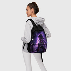 Рюкзак Мрачный геншин импакт - Raiden, цвет: 3D-принт — фото 2
