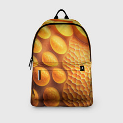 Рюкзак Оранжевые круглые плиты, цвет: 3D-принт — фото 2