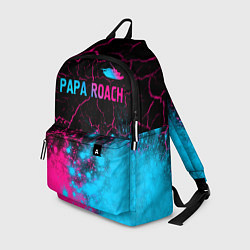 Рюкзак Papa Roach - neon gradient: символ сверху, цвет: 3D-принт