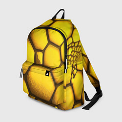 Рюкзак Желтые объемные плиты, цвет: 3D-принт