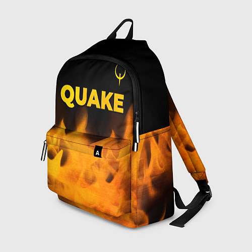 Рюкзак Quake - gold gradient: символ сверху / 3D-принт – фото 1