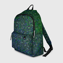 Рюкзак Изумрудный космос, цвет: 3D-принт