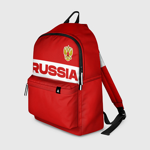 Рюкзак Russia - красно-белый / 3D-принт – фото 1