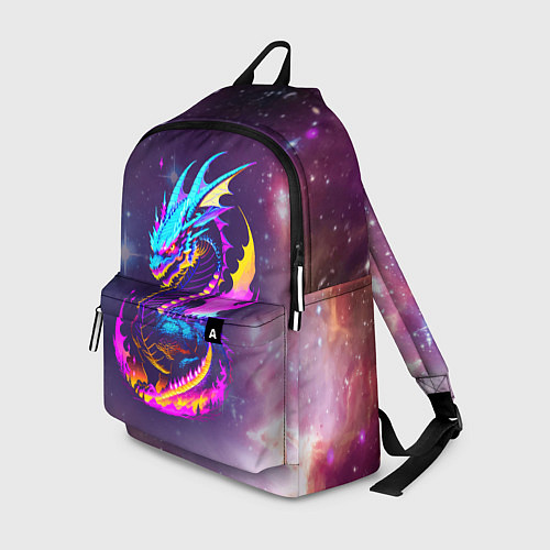 Рюкзак Space dragon - neon glow - neural network / 3D-принт – фото 1