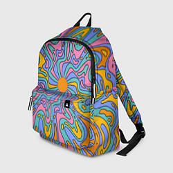 Рюкзак Абстрактный психоделический рисунок, цвет: 3D-принт