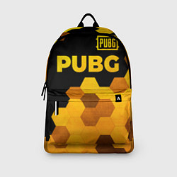 Рюкзак PUBG - gold gradient: символ сверху, цвет: 3D-принт — фото 2