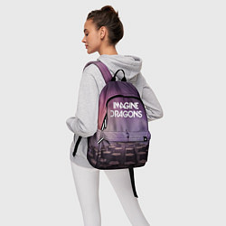 Рюкзак Imagine Dragons обложка альбома Night Visions, цвет: 3D-принт — фото 2