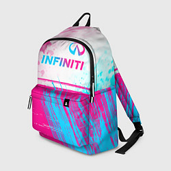 Рюкзак Infiniti neon gradient style: символ сверху