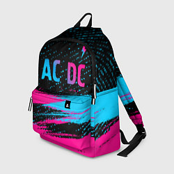 Рюкзак AC DC - neon gradient: символ сверху, цвет: 3D-принт