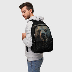 Рюкзак Мощный медведь, цвет: 3D-принт — фото 2