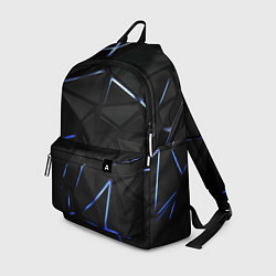 Рюкзак Black texture neon line, цвет: 3D-принт