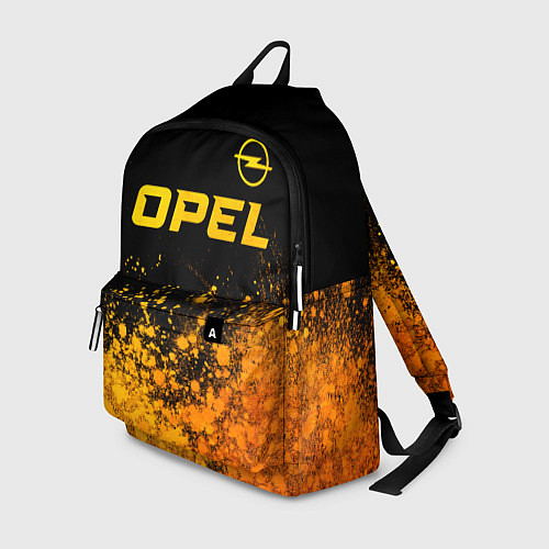 Рюкзак Opel - gold gradient: символ сверху / 3D-принт – фото 1