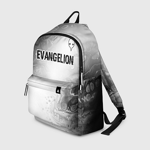 Рюкзак Evangelion glitch на светлом фоне: символ сверху / 3D-принт – фото 1